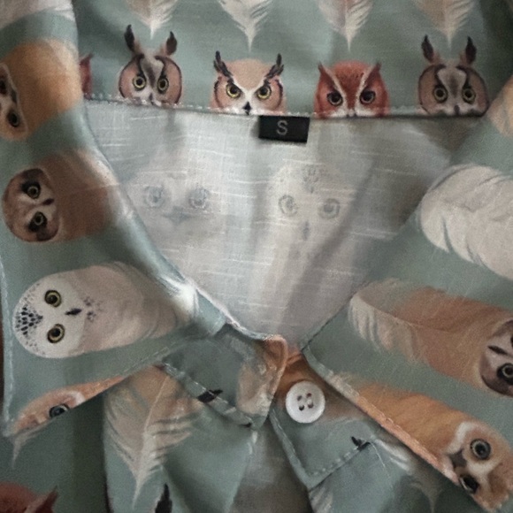 Owl pattern blouse - Picture 5 of 7